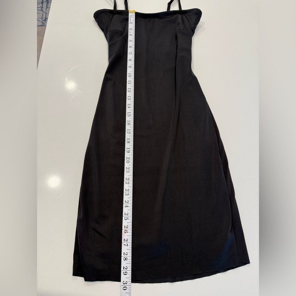 Assets by SPANX Strapless Black Slip Dress Shapewear Waist Control Seamless Sz L - Picture 3 of 5